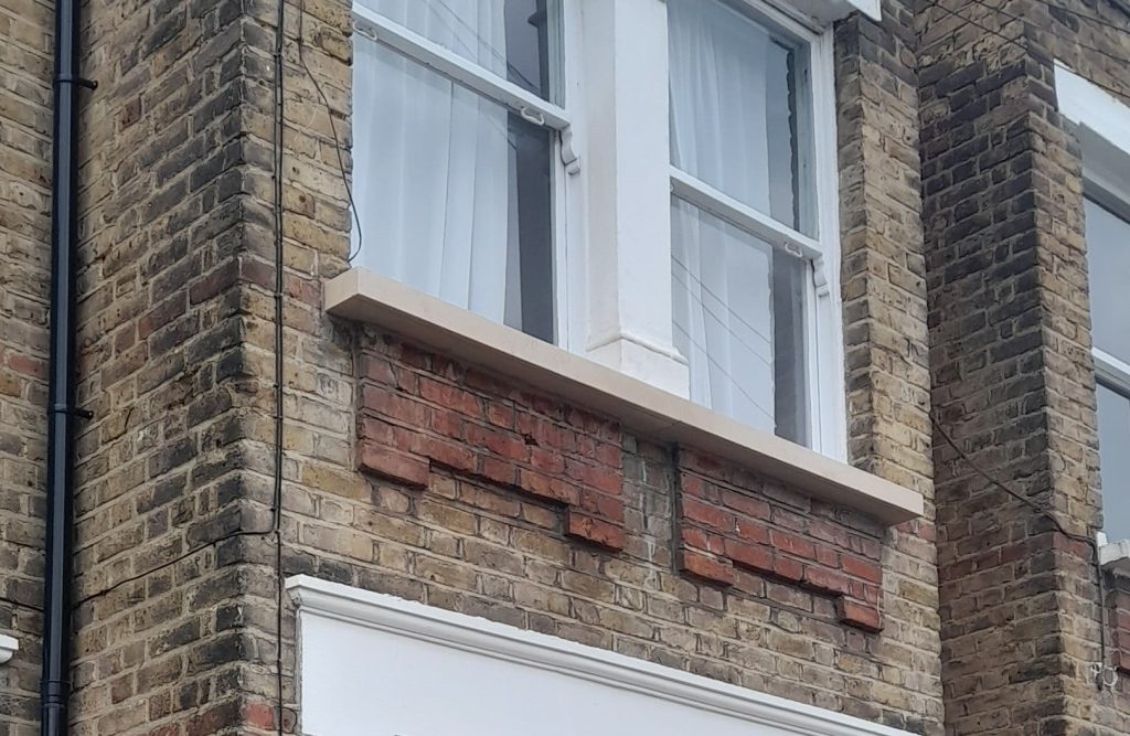 Stone restoration work on Surrey property in Guildford